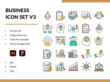 Business Icon Set V3 preview picture