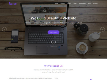 Raise - Digital Agency HTML Template preview picture