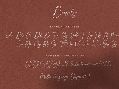 Free Brisely Handwritten Font
