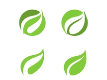 green leaf ecology nature element vector