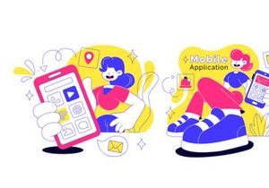 5 Mobile Application Illustration