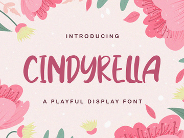 Cindyrella - Playful Display Font preview picture