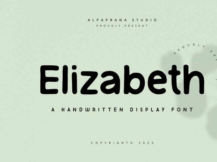 Elizabeth - Handwritten Font
