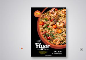 Restaurant Flyer Template Bundle V01
