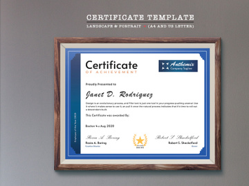 Certificate Template-10 preview picture