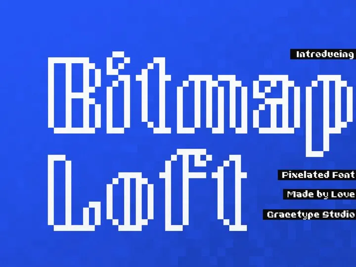 Bitmap Loft | Pixelated Font