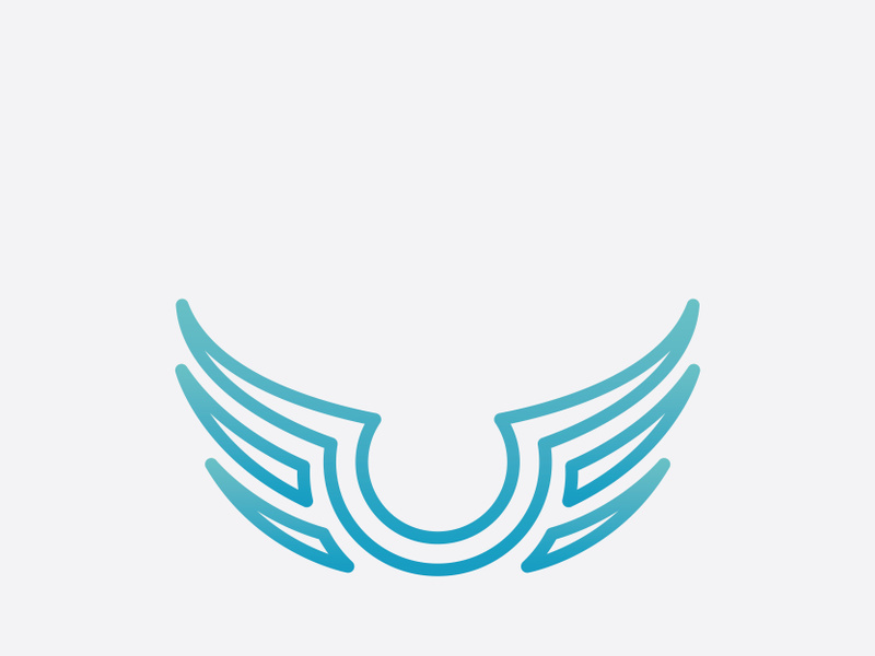 Falcon Wing  Vector Logo Icon Template