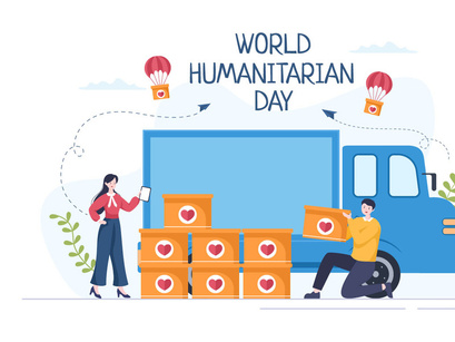 15 World Humanitarian Day Illustration