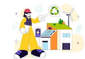 10 Eco Friendly Architecture Illustration