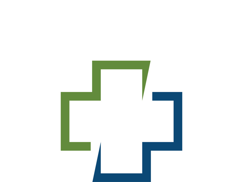 Health medical logo template vector illustration design