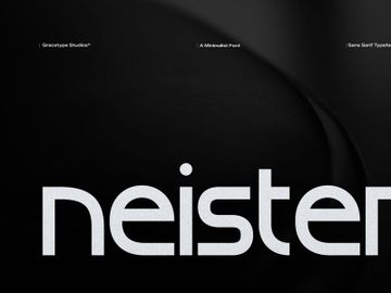 Neister | Sans Serif Typeface preview picture