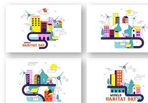 10 World Habitat Day Illustration