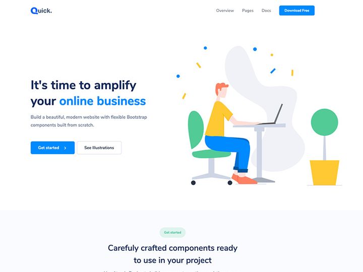 Quick - Free Bootstrap Theme