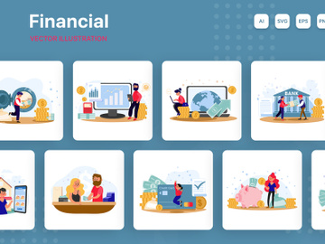 Financial Illustration Pack preview picture