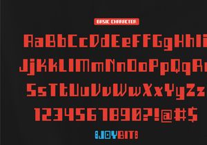 Joybit | Bold Geometric Sans