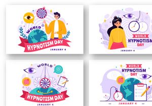 12 World Hypnotism Day Illustration