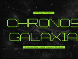 Chronos Galaxia | Pixelated Font preview picture