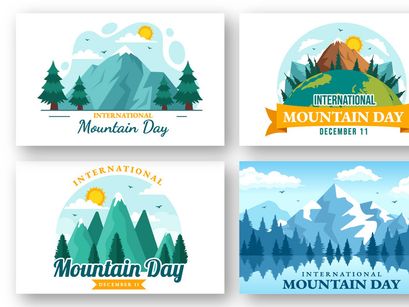 15 International Mountain Day Illustration