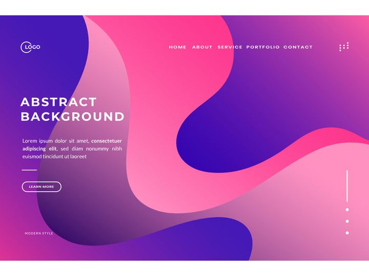 Abstract Background Wave Modern