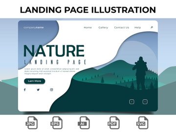 Landing Page Illustration 27 preview picture
