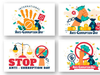 12 Anti Corruption Day Illustration