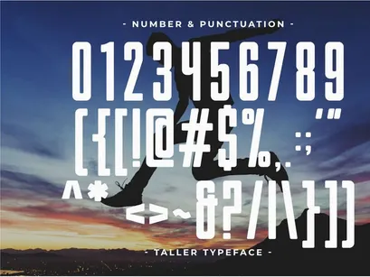 Taller - Condensed Sans Serif