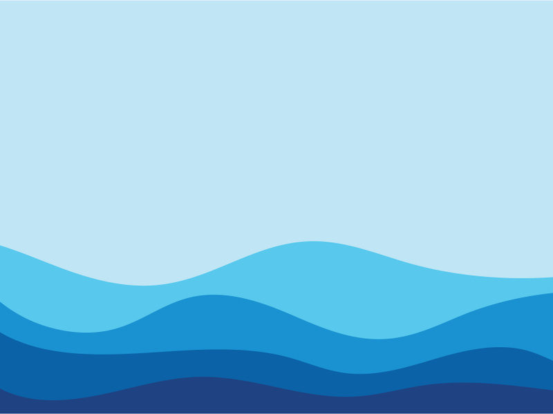 Wave blue water wallpaper background vector