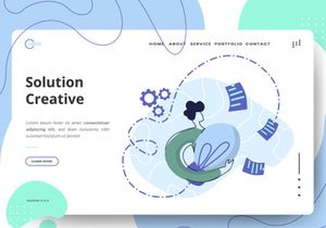 Team Work set Illustration
