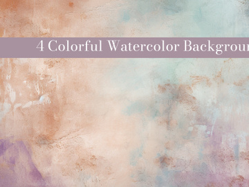 A colorful watercolor background preview picture