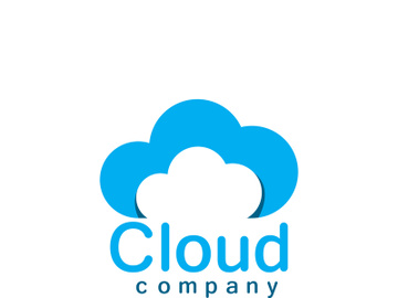 Cloud logo vector icon illustration preview picture