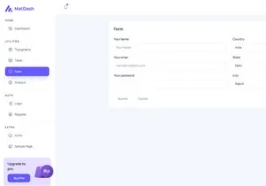 MatDash Free NextJS Tailwind Admin Dashboard Template
