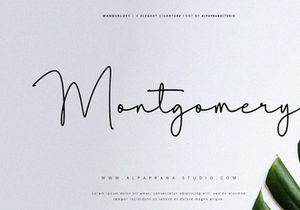 Wanderlust - Signature Font