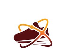 Icon shoe logo concept vector sneaker template shoes shop design