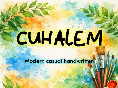 CUHALEM – Modern Casual Handwritten Font (TTF-OTF)