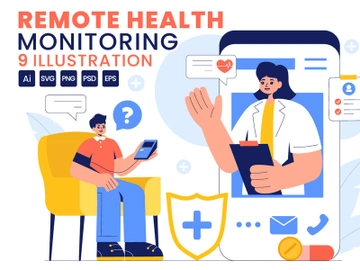 9 Remote Health Monitoring Illustration preview picture