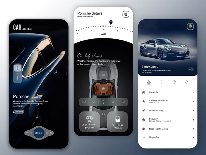 Car Controller App UI