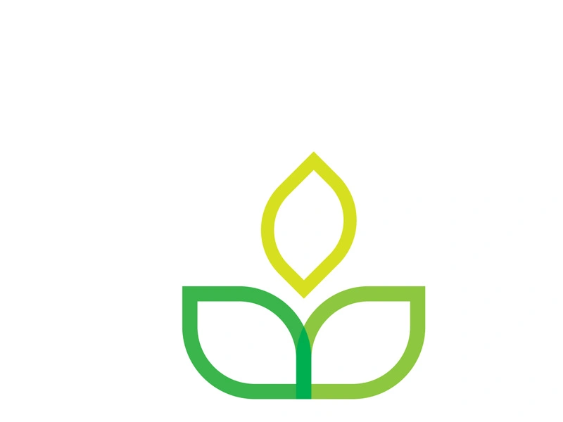 Green leaf ecology nature element vector icon