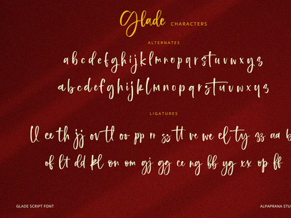 Glade - Handwritten Font