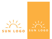 Creative and unique sun logo design.