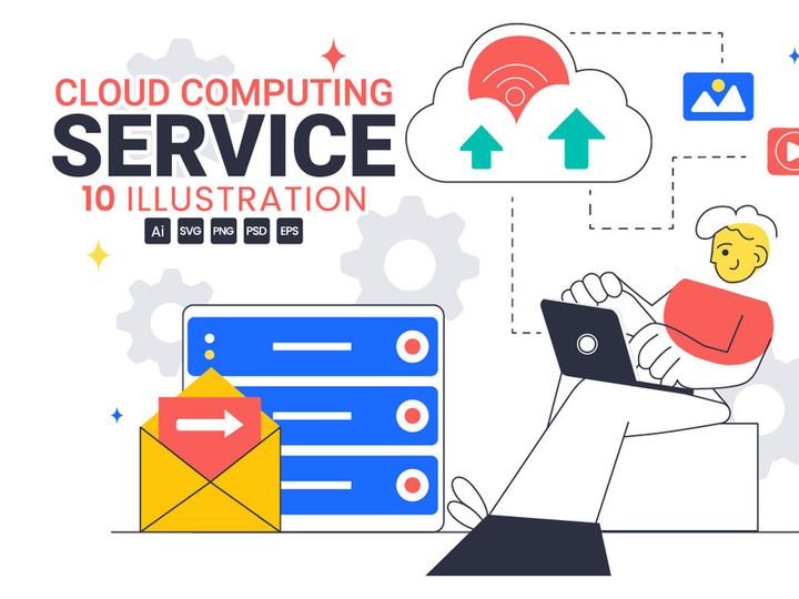 10 Cloud Computing Illustration
