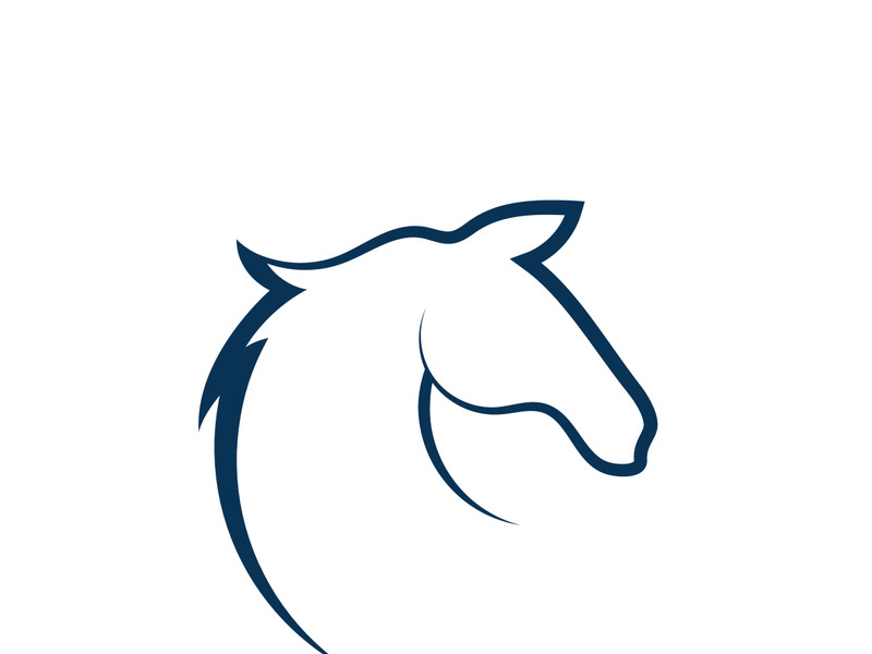 Horse Logo Template Vector illustration design