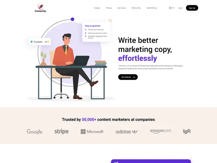 Content Generator Website preview picture