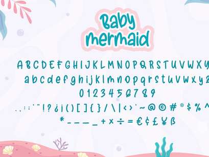 Baby Mermaid - Fun Display Font