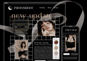 VOGUE Free Template PSD