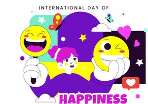 10 World Happiness Day Illustration