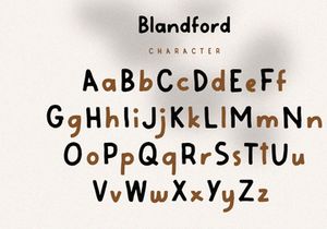 Blandford - Handwritten Font