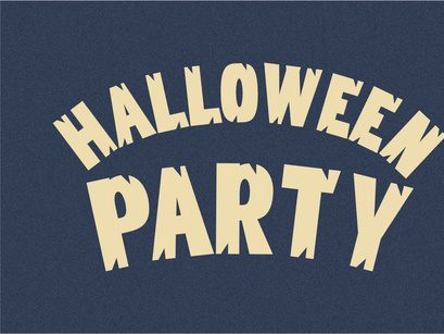 Halloween Party - Display Font