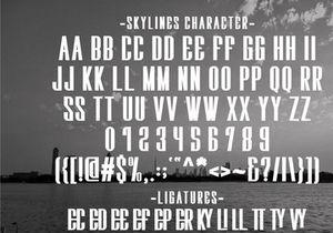 Skylines - Modern Sans Serif Font