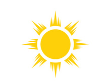 Sun Vector illustration Icon