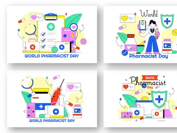 10 World Pharmacists Day Illustration preview picture